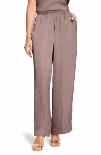 NIC+ZOE Wide Leg Satin Pants