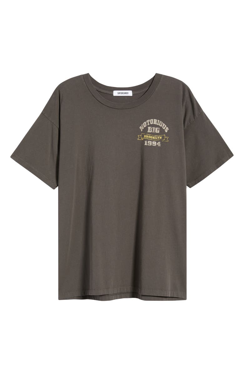 Daydreamer Notorious B.I.G. Brooklyn 1994 Cotton Graphic T-Shirt, Alternate, color, Washed Black