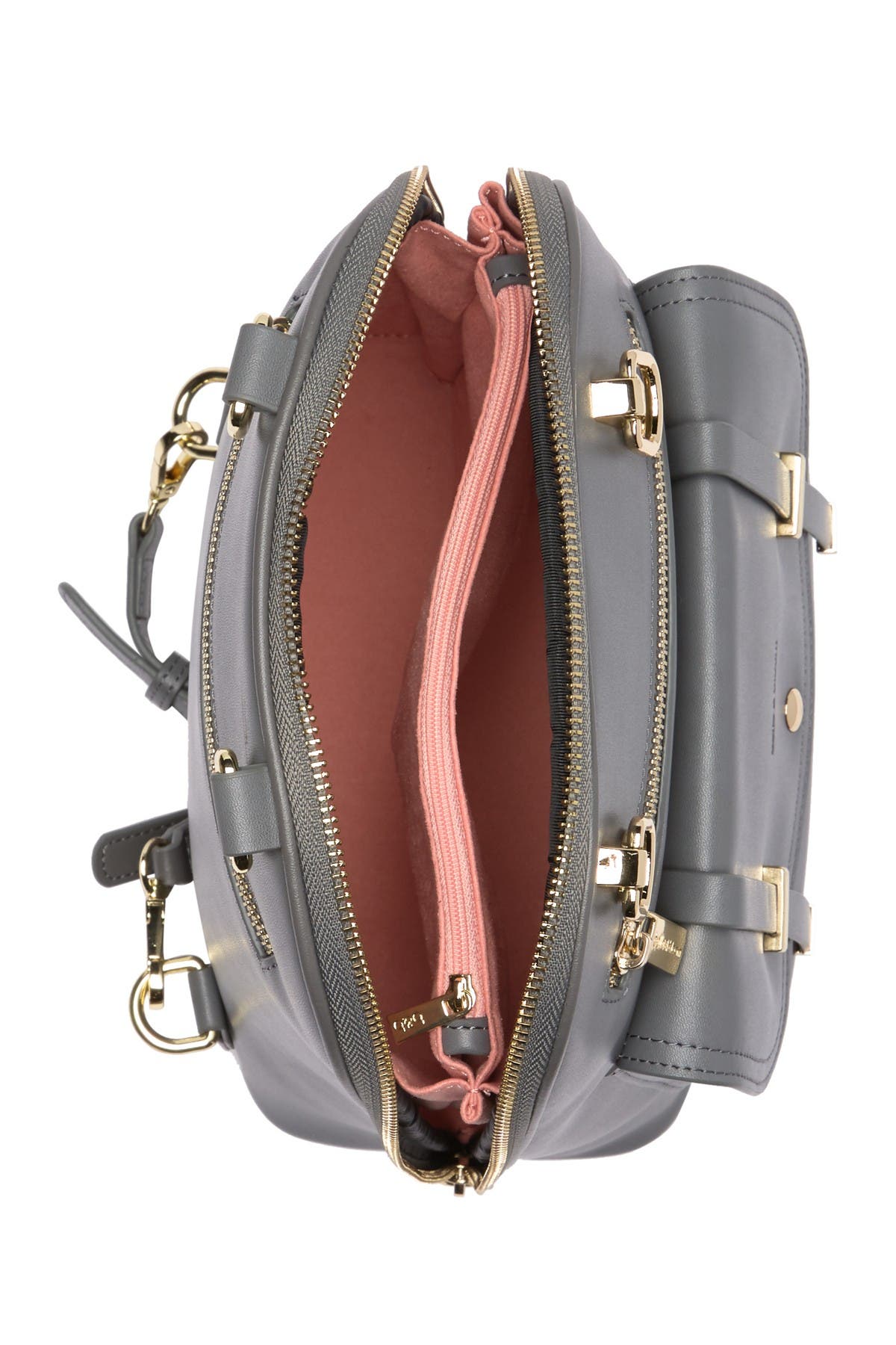 5th Avenue Leather Backpack, Alternate, color, ASH