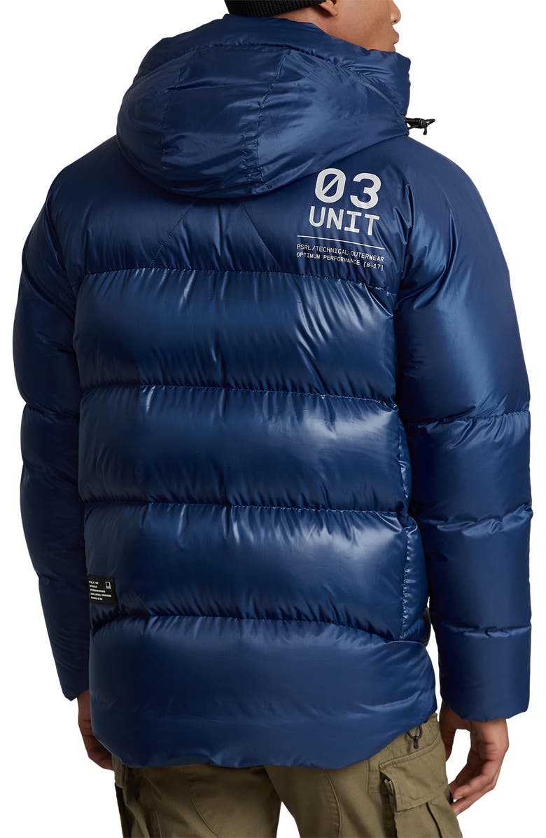 Polo Ralph Lauren Lux Nano Carlton Down Jacket, Alternate, color, Raleigh Blue
