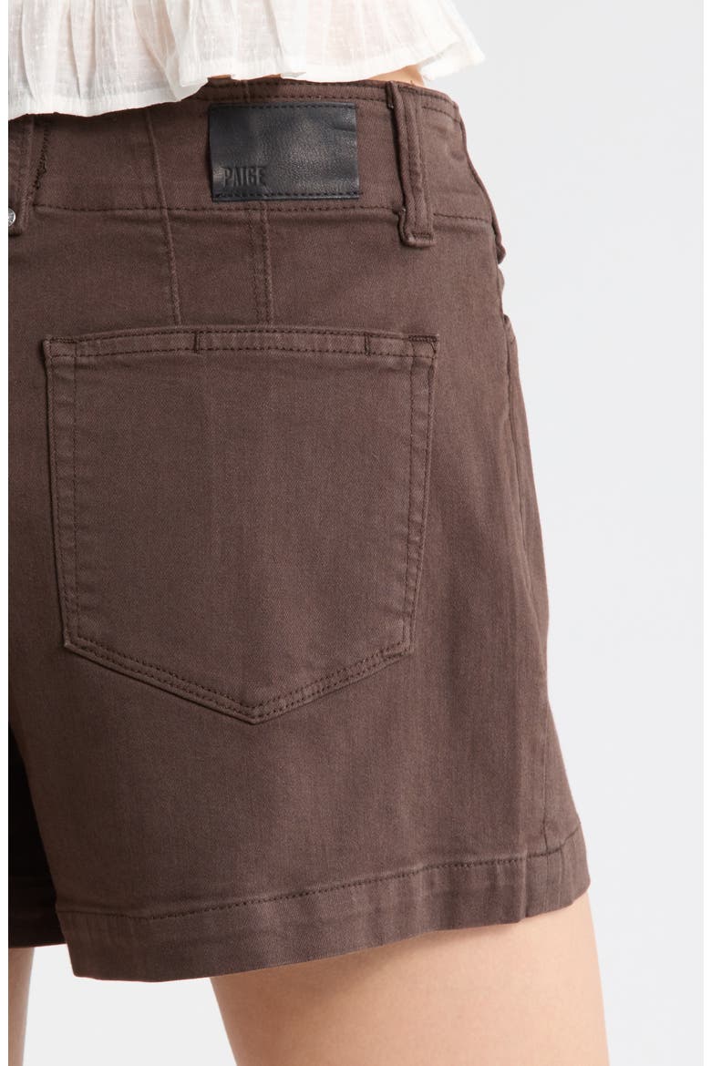 Olivia Cargo Denim Shorts, Alternate, color, RICH CHOCOLATE