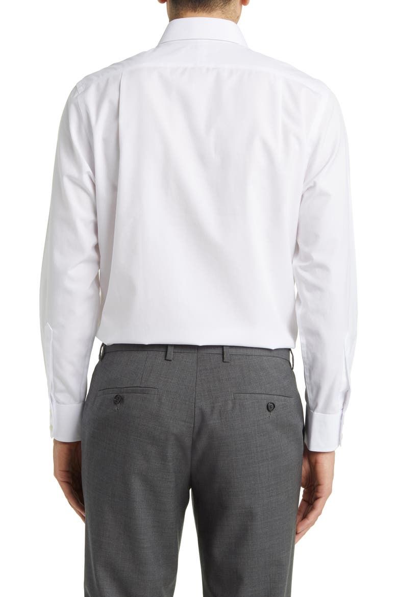 Non-Iron Poplin Shirt, Alternate, color, WHITE