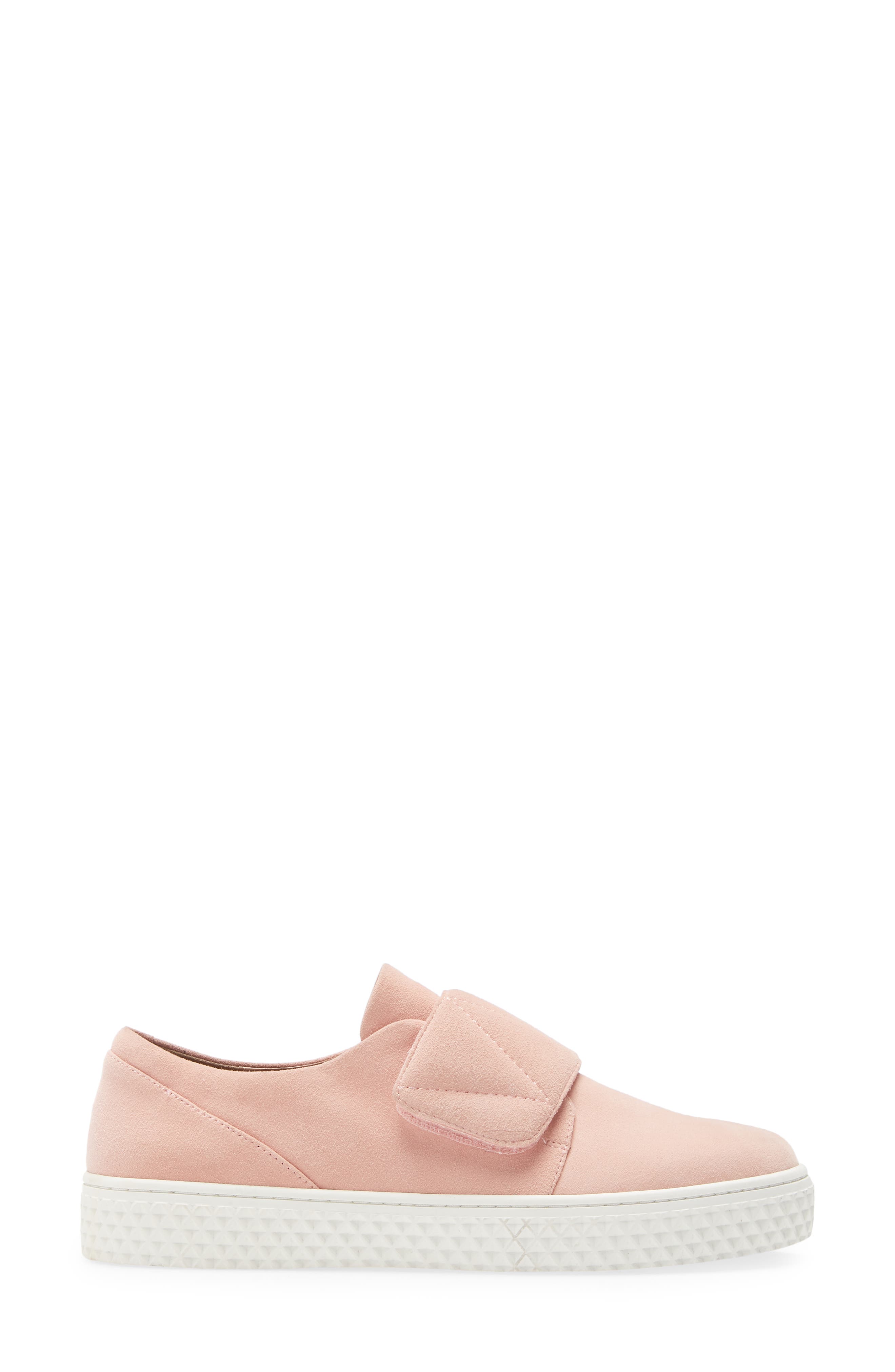 Ebba Low Top Sneaker, Alternate, color, PINK SUEDE