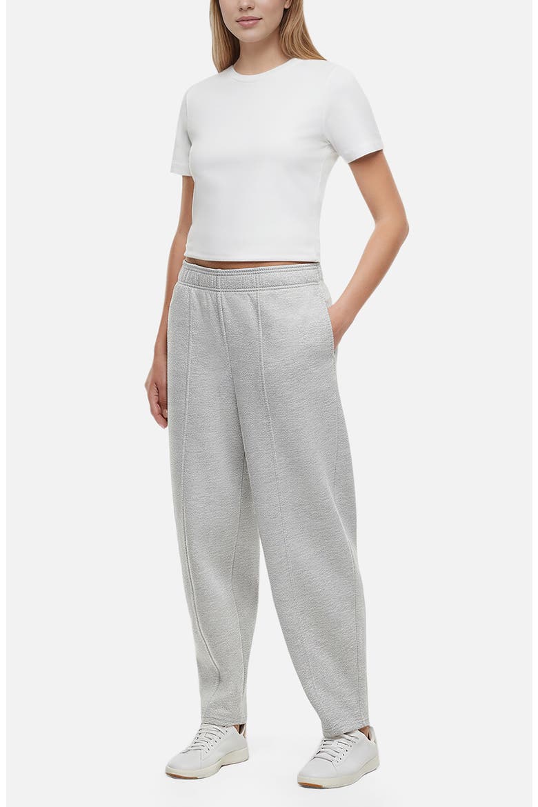 Andie Barrel Leg Sweatpants, Alternate, color, HEATHER GREY