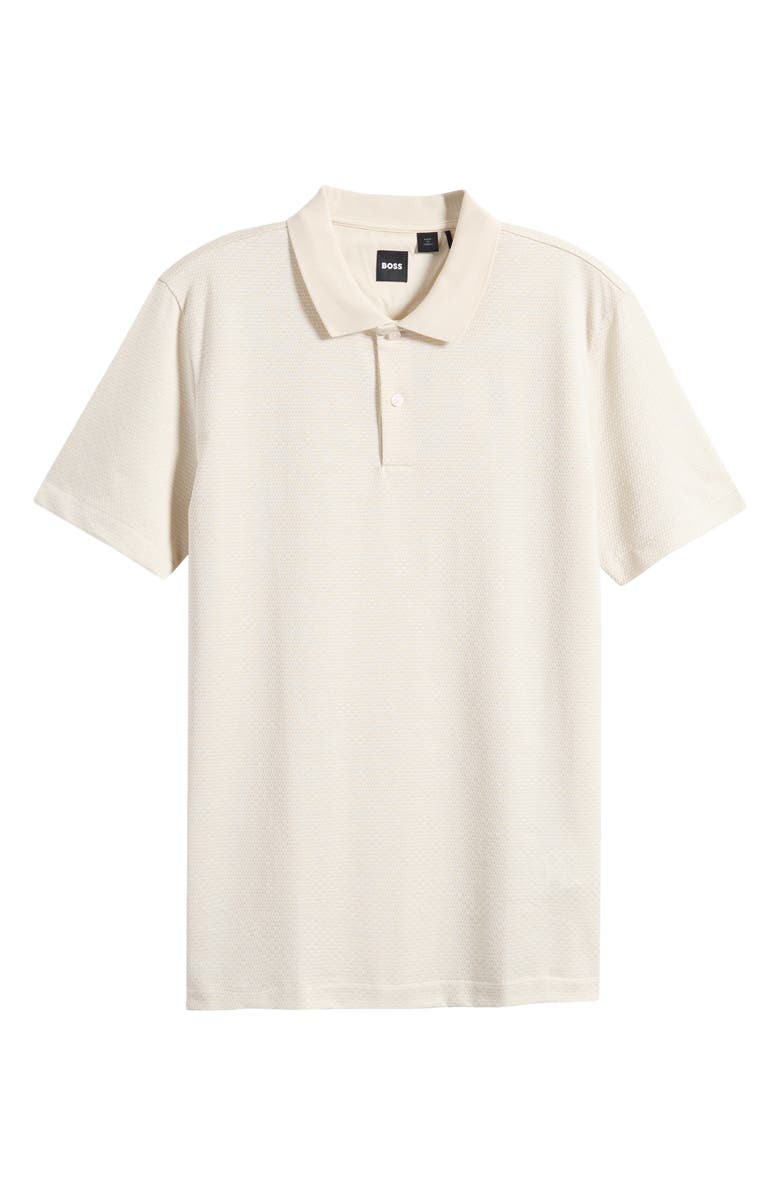 BOSS Parlay Cotton Polo, Alternate, color, Open White