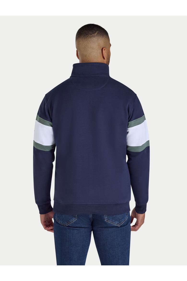 No 3. Quarter Zip Sweatshirt, Alternate, color, Navy