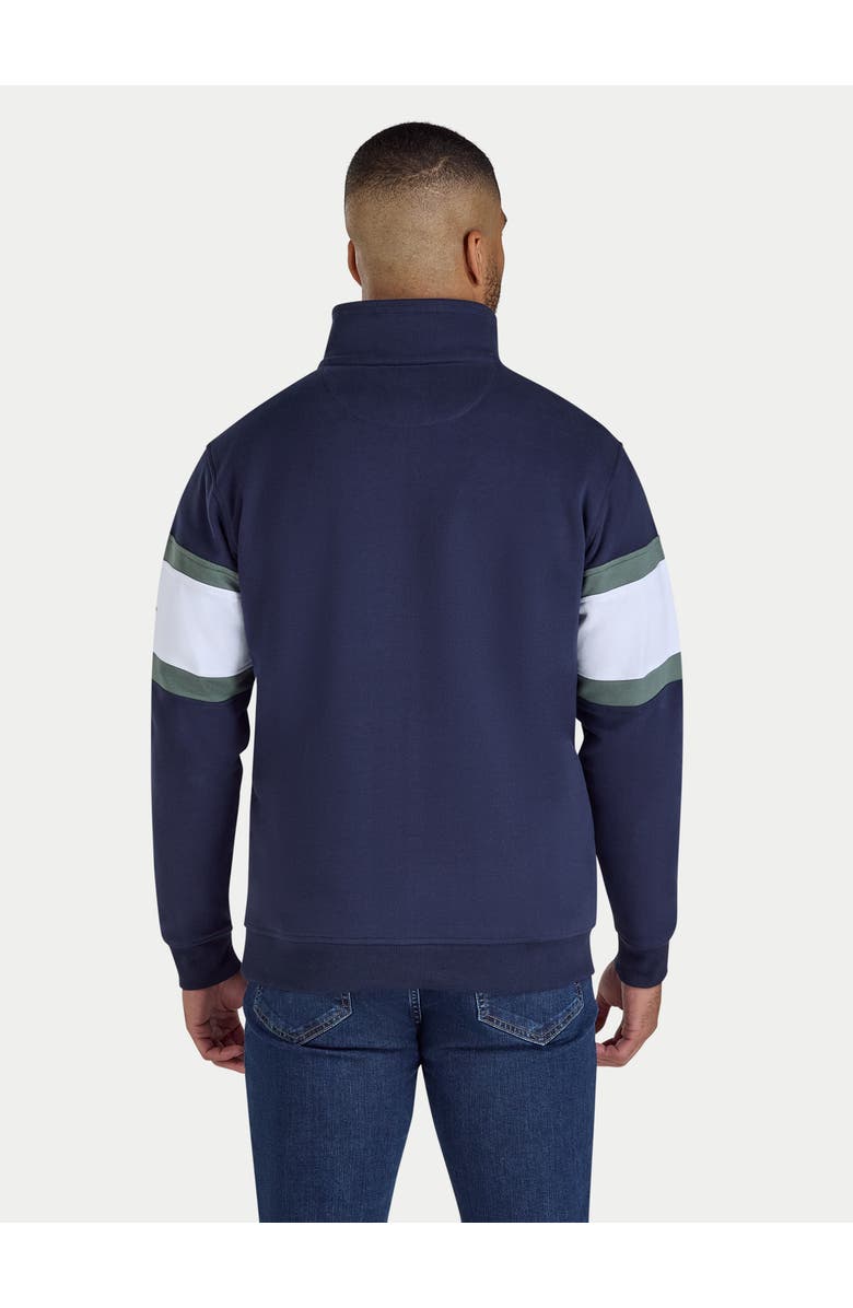 Raging Bull No 3. Quarter Zip Sweatshirt, Alternate, color, Navy