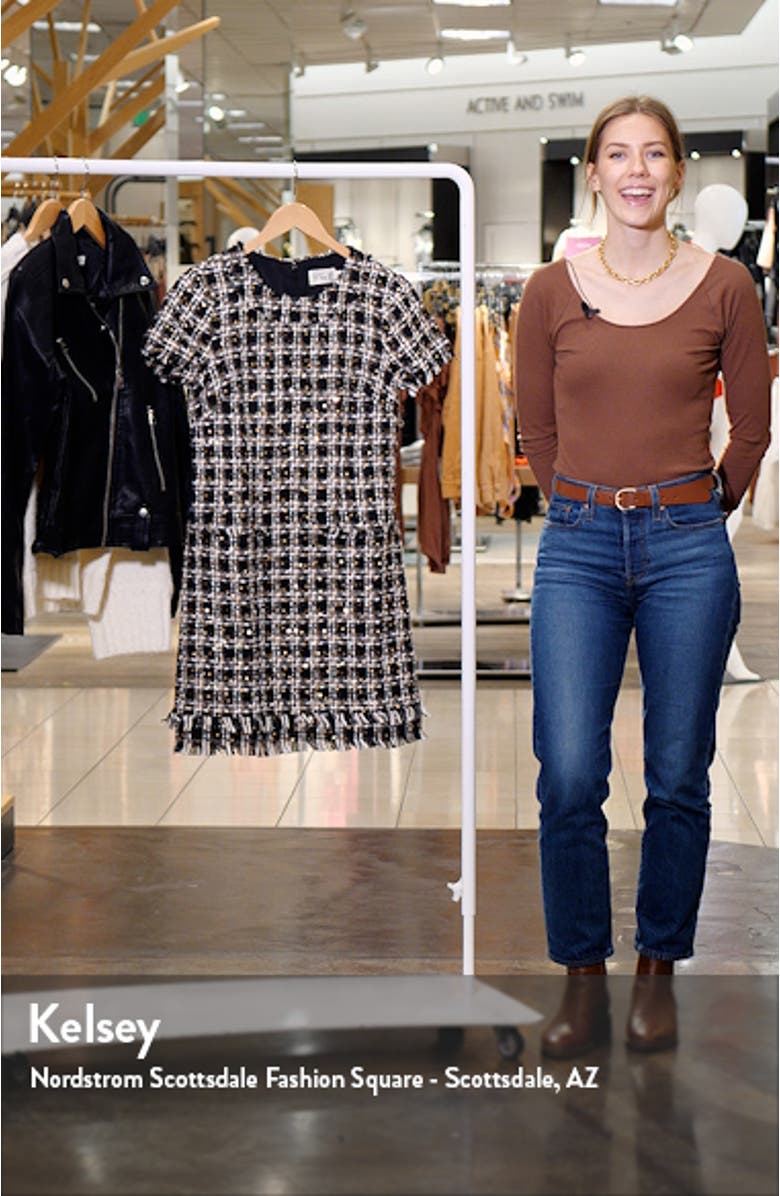 Sequin Bouclé Dress, sales video thumbnail