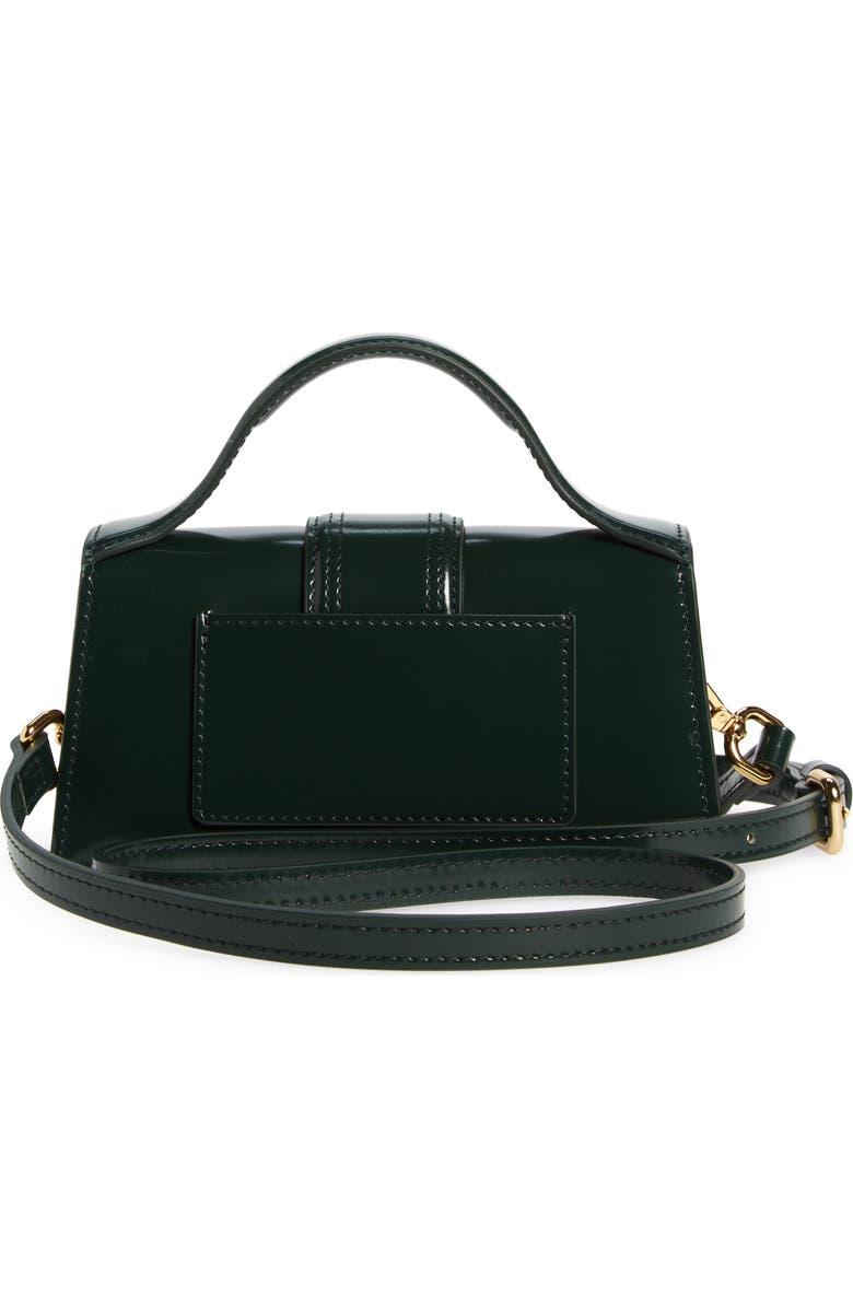 Jacquemus Le Bambino Leather Shoulder Bag, Alternate, color, Dark Green 590