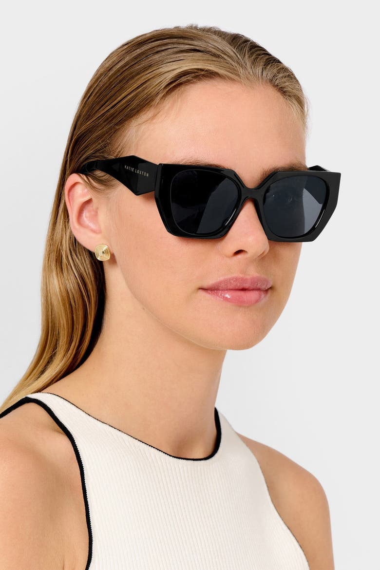 Corsica Sunglasses in Black, Alternate, color, Black