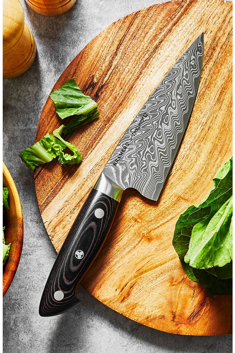 Kramer Euroline Damascus Collection 6-Inch Chef's Knife, Alternate, color, STAINLESS STEEL