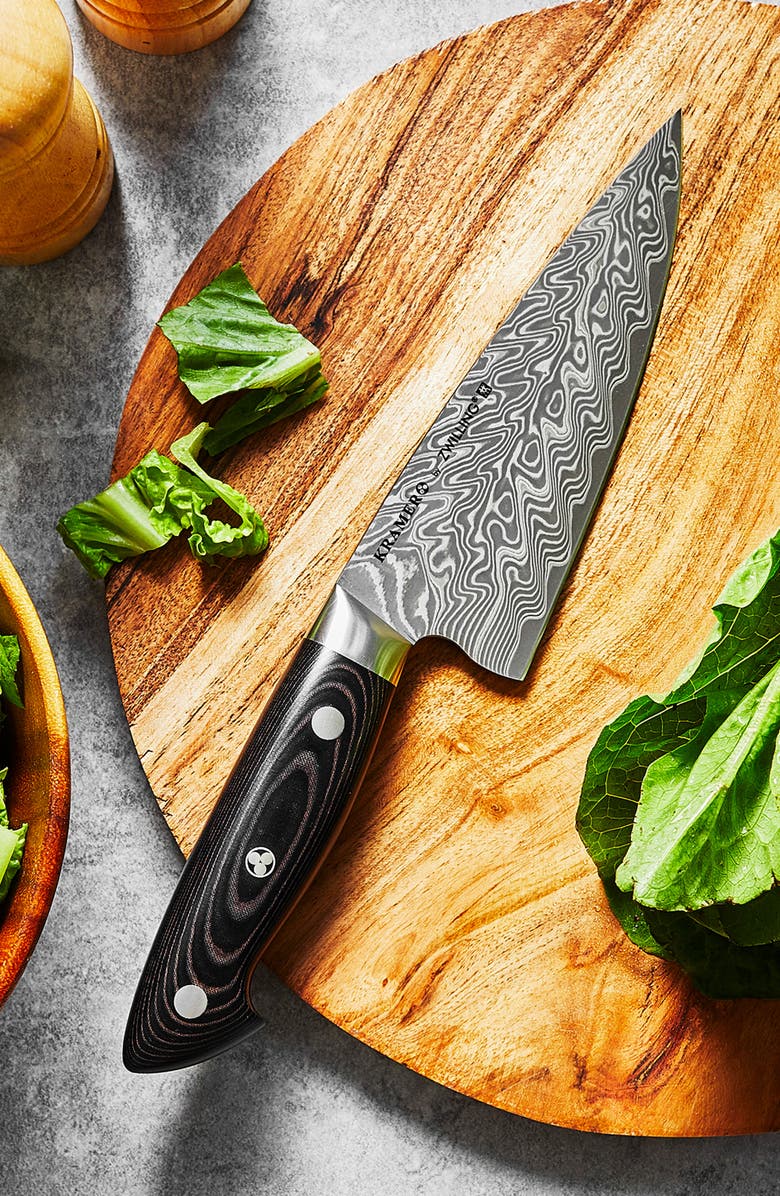 ZWILLING Kramer Euroline Damascus Collection 6-Inch Chef's Knife, Alternate, color, Stainless Steel