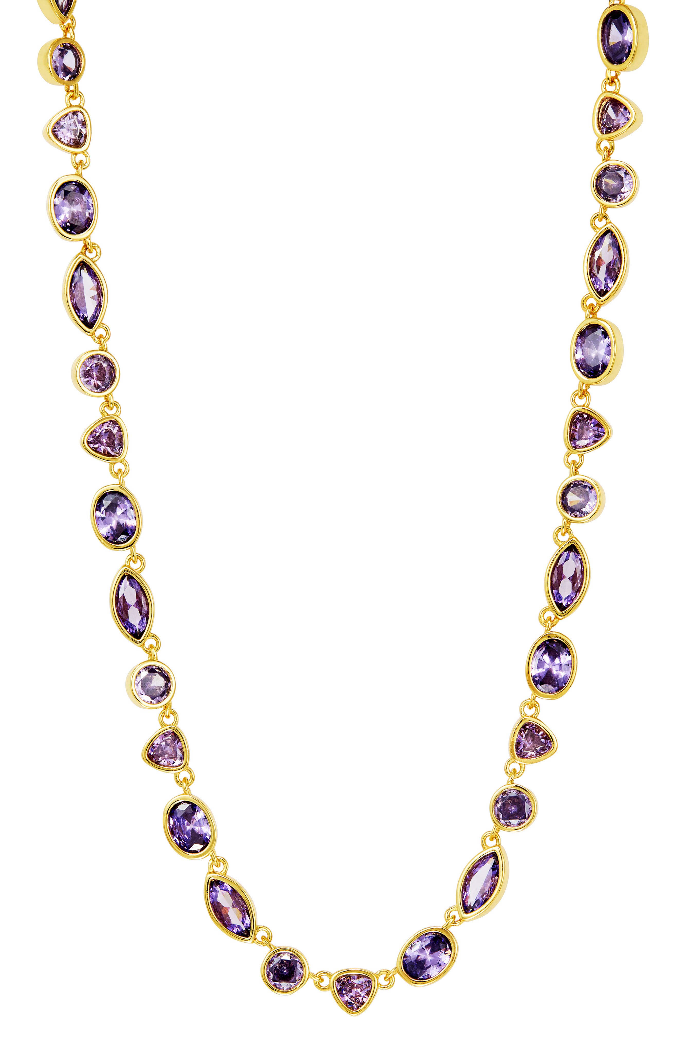 Multi Shape Station Necklace