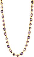 SAVVY CIE JEWELS Multi Shape Station Necklace