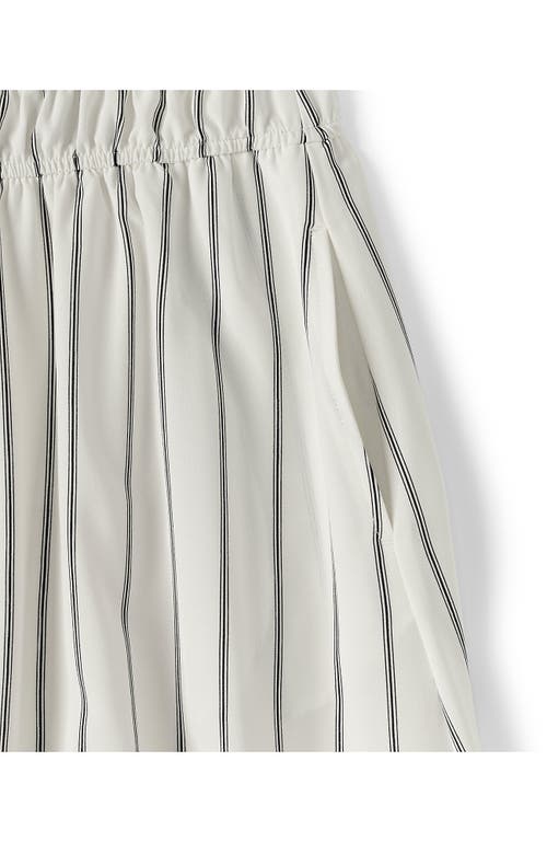 LANDS' END LANDS' END CREASELESS ONE SHOULDER MIDI DRESS