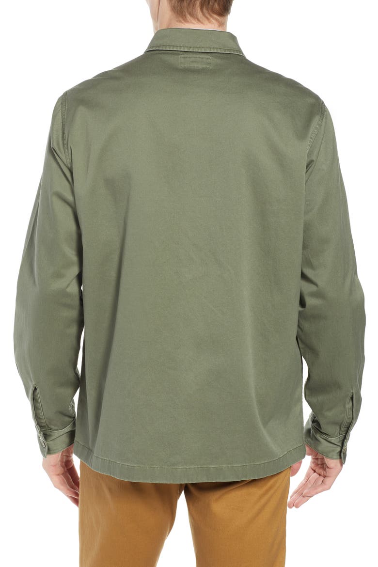 Regular Fit Military Shirt Jacket, Alternate, color, SURPLUS OLIVE