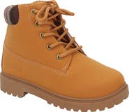 Seven7 Kids' Tudor Faux Leather Combat Boot