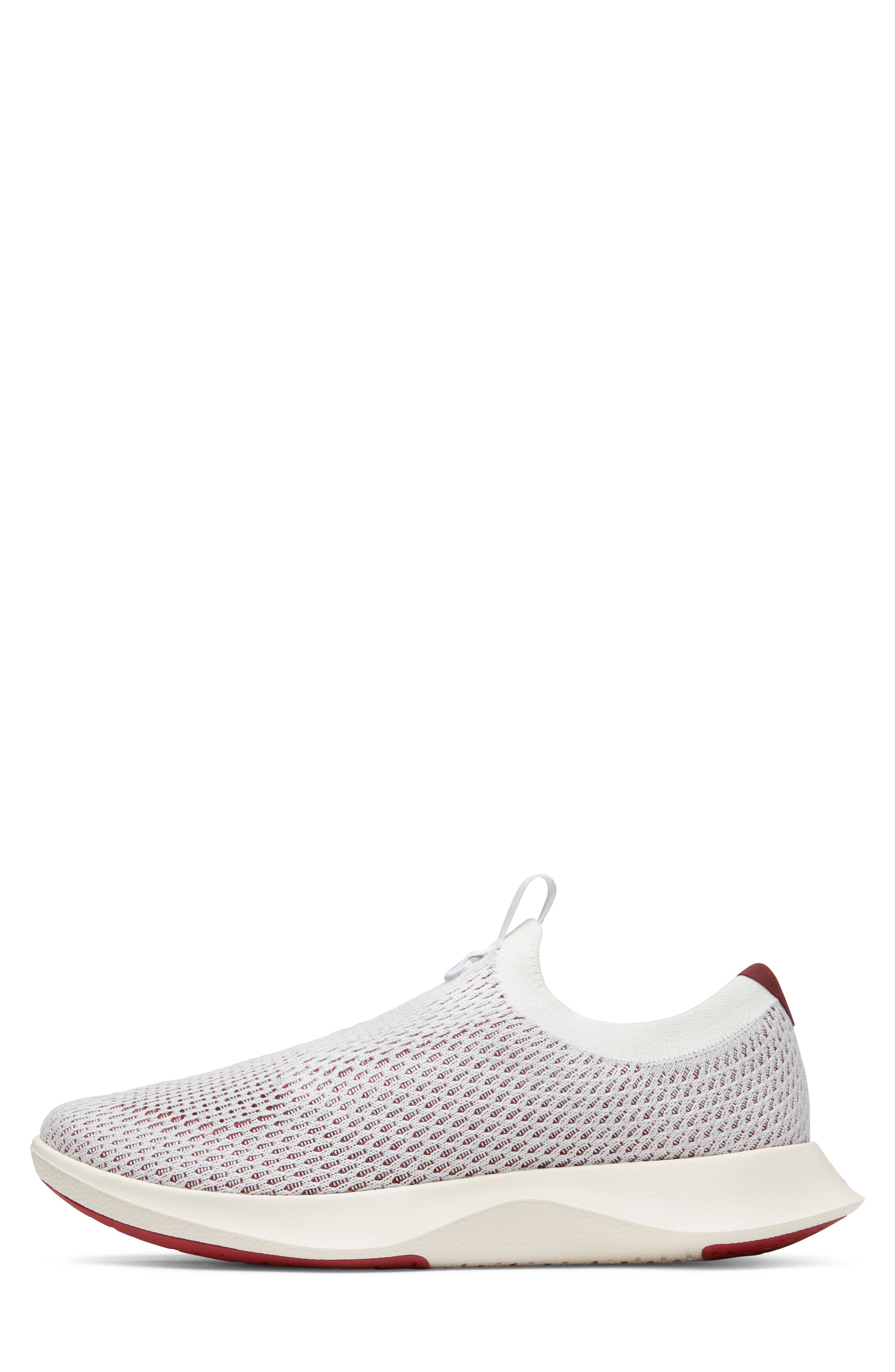 Allbirds Tree Dasher Relay Sneaker, Alternate, color, Blizzard/ Thunder Red