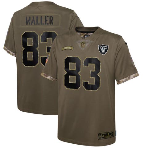 Youth Nike Darren Waller Olive Las Vegas Raiders 2022 Salute To Service Player Limited Jersey