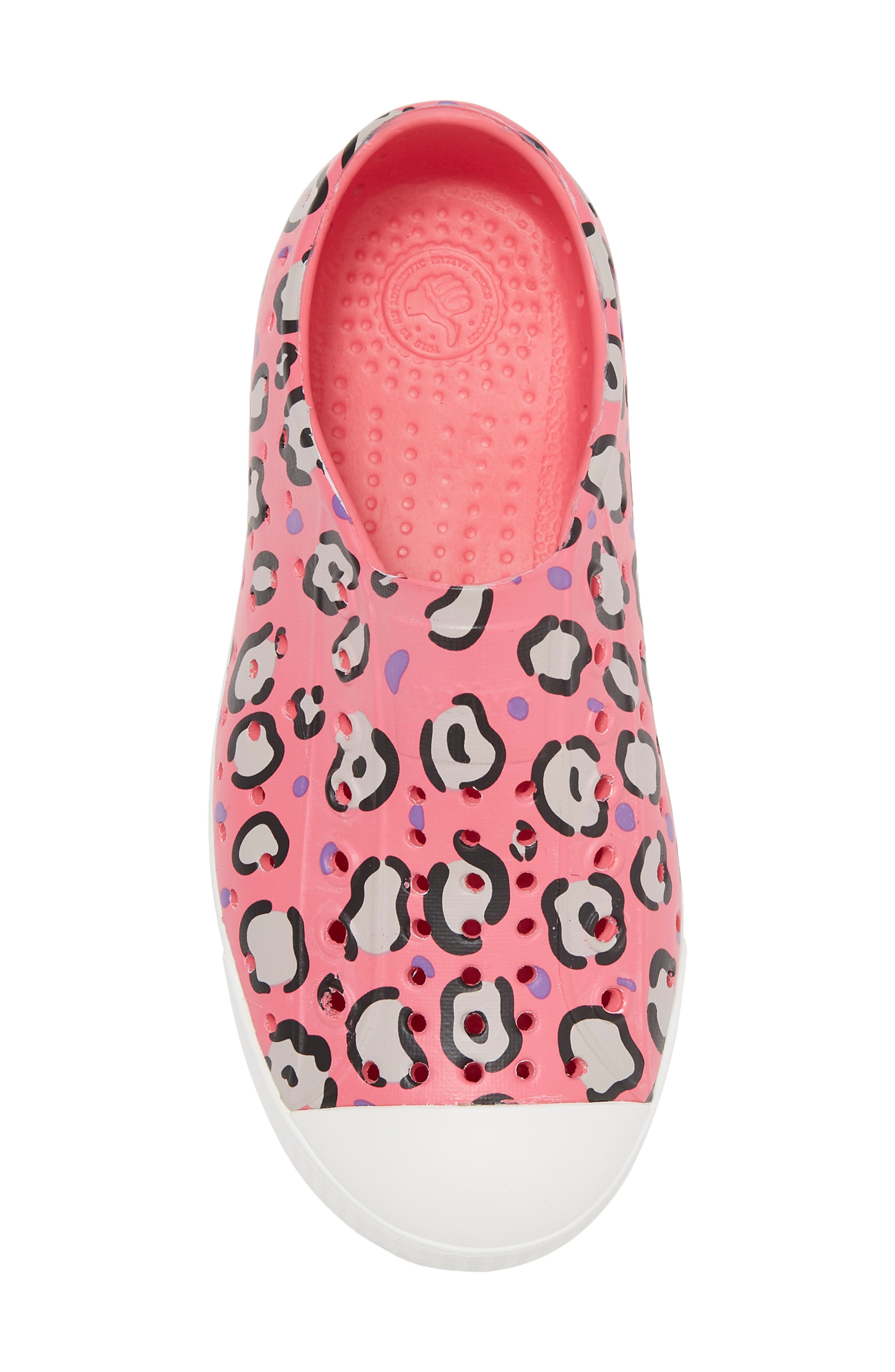 Jefferson Print Slip-On Sneaker, Alternate, color, PINK/ SHELL WHITE/ LEOPARD