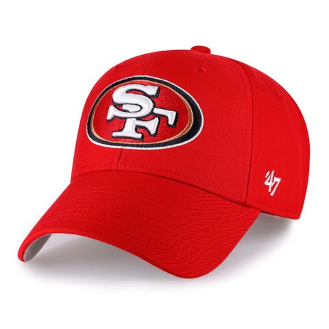 Men's '47  Scarlet San Francisco 49ers MVP Adjustable Hat