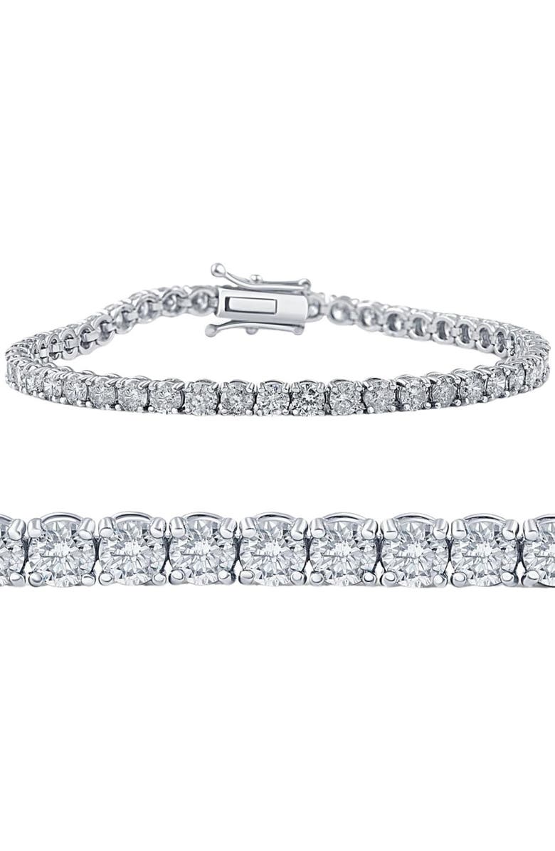 Bliss Diamond 6 1/4ct Lab Grown Diamond Tennis Bracelet 14K Gold, Main, color,