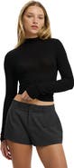 Cotton On Women's Base Layer Mock Neck Long Sleeve