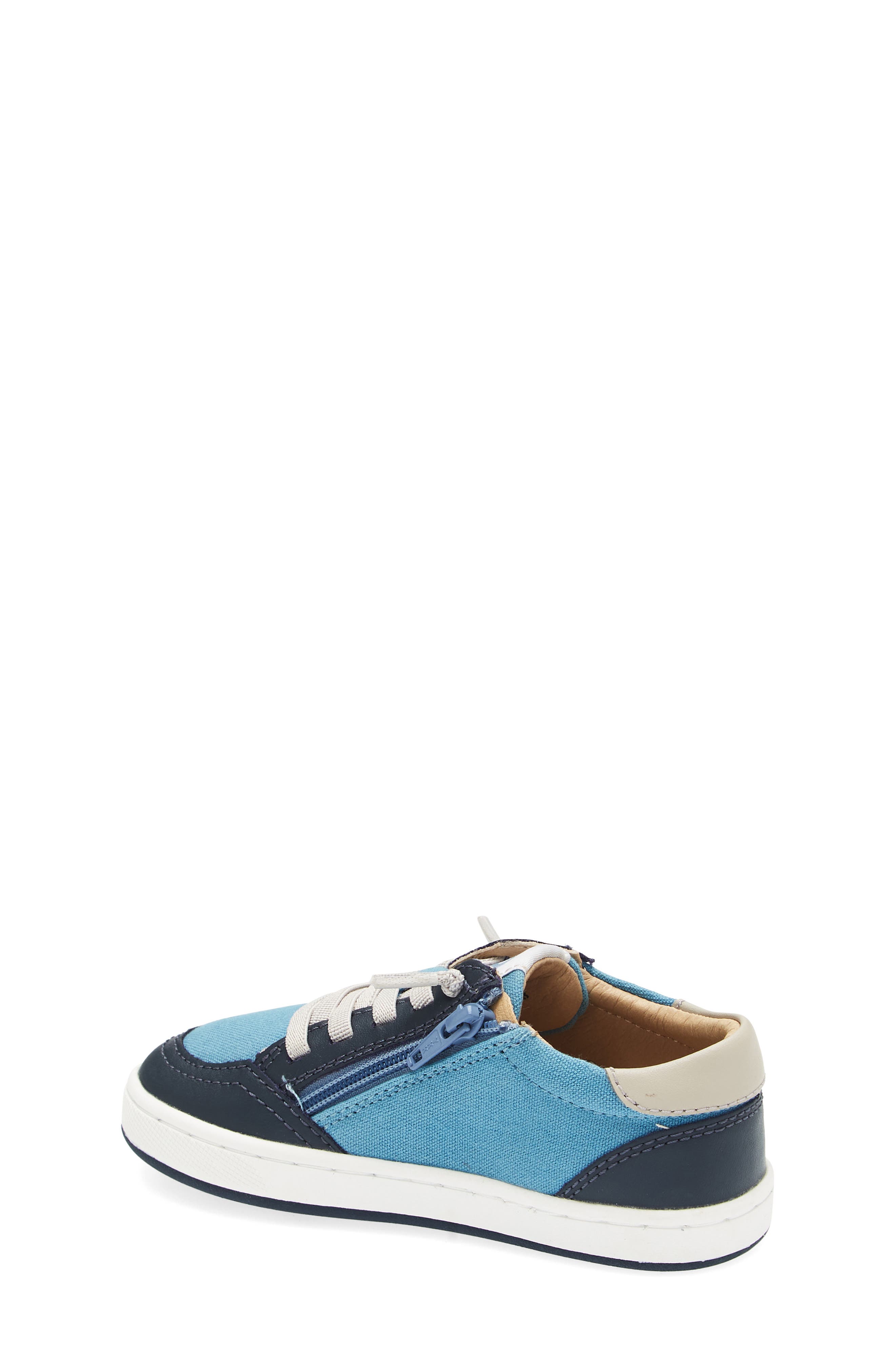 Kids' Jet Sneaker, Alternate, color, LIGHT DENIM CANVAS/ NAVY