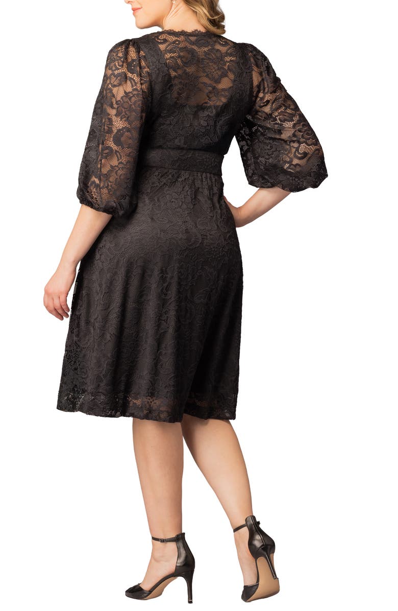 Kiyonna Hepburn Lace Cocktail Dress, Alternate, color, 