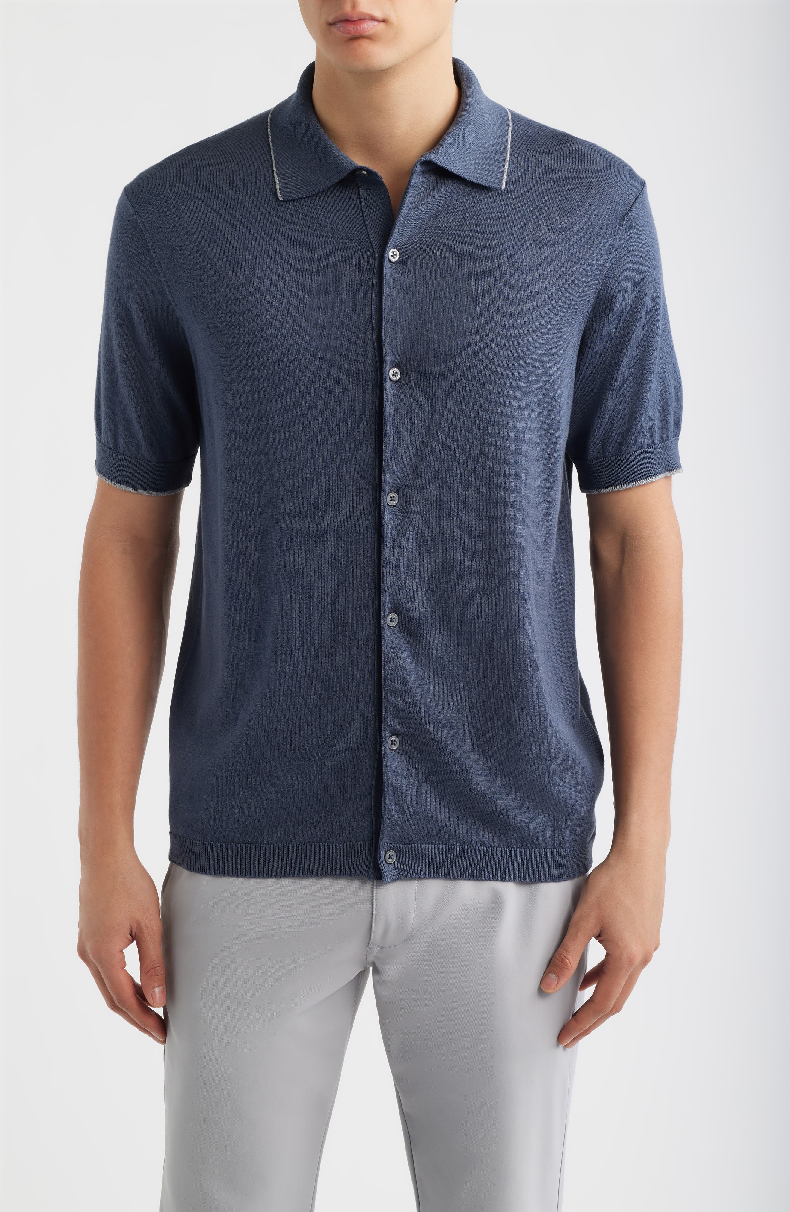 Harrison Knit Button-Up Shirt - image 3