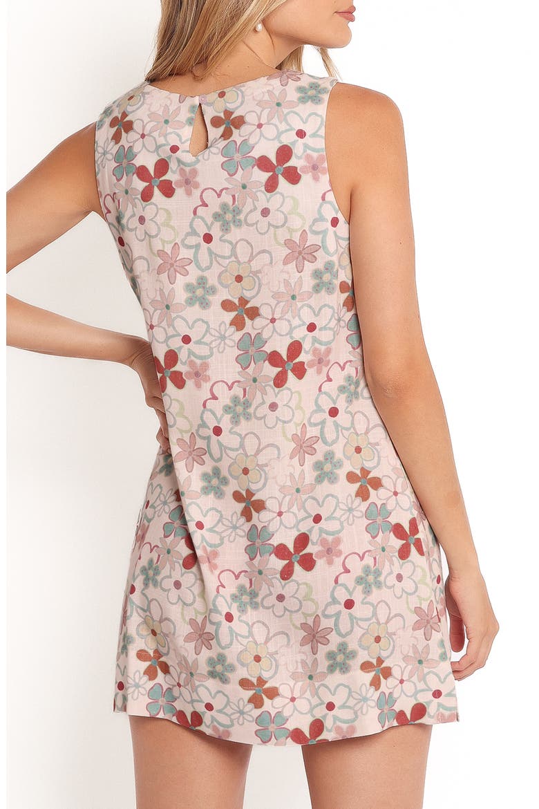 Zoe Floral Print Minidress, Alternate, color, MIRABELLE FLORAL