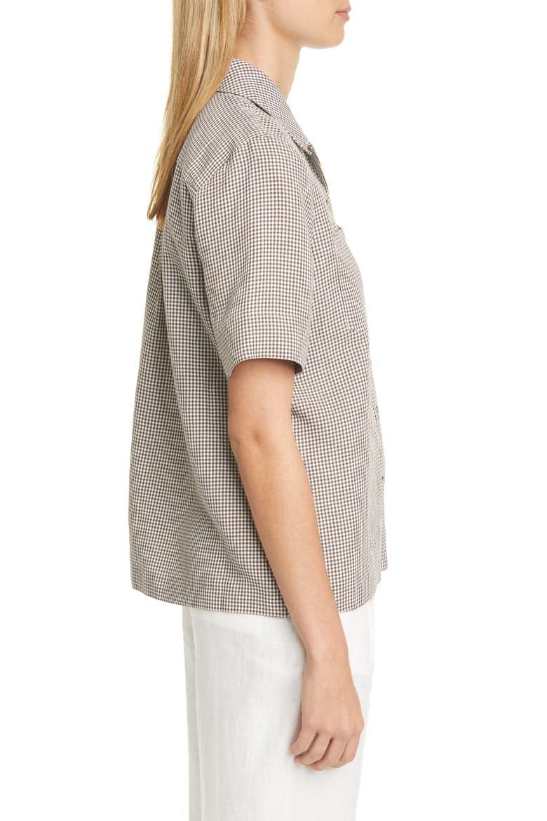 Sienna Gingham Shirt, Alternate, color, BUTTERNUT COMB