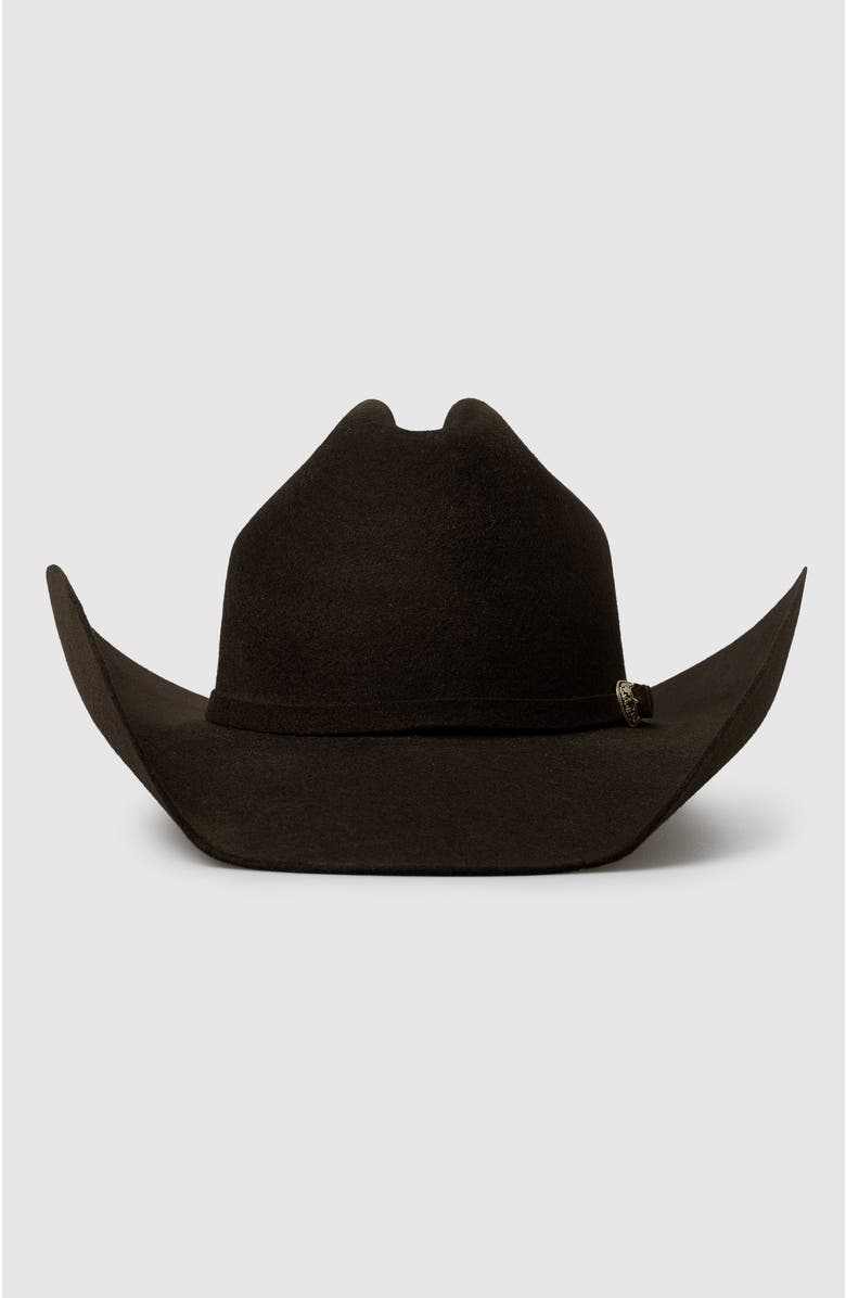 Manela Range Wool Western Cowboy Hat, Alternate, color, Brown