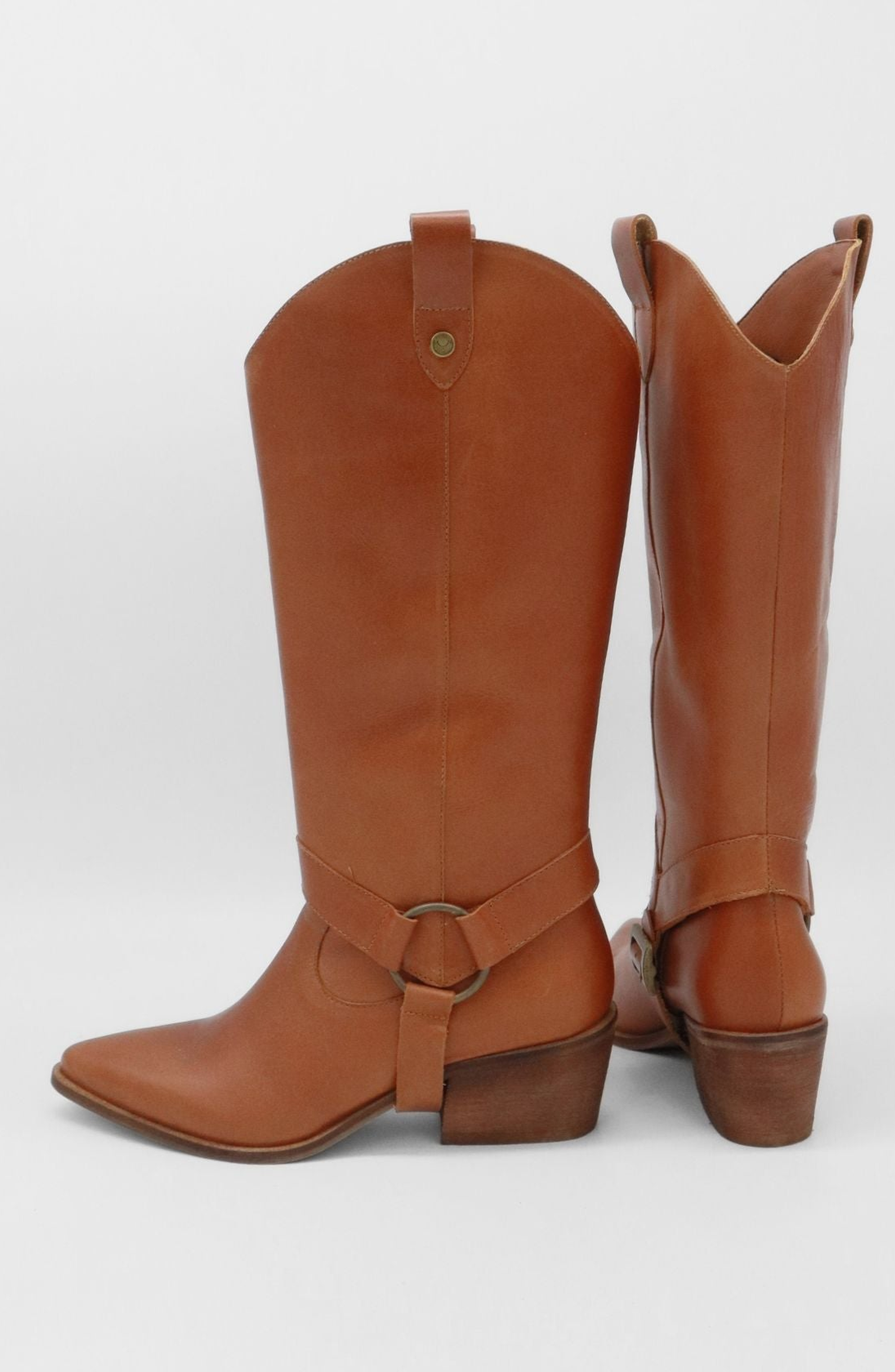 Penelope Western Cowboy Convertible Boots, Alternate, color, Tan