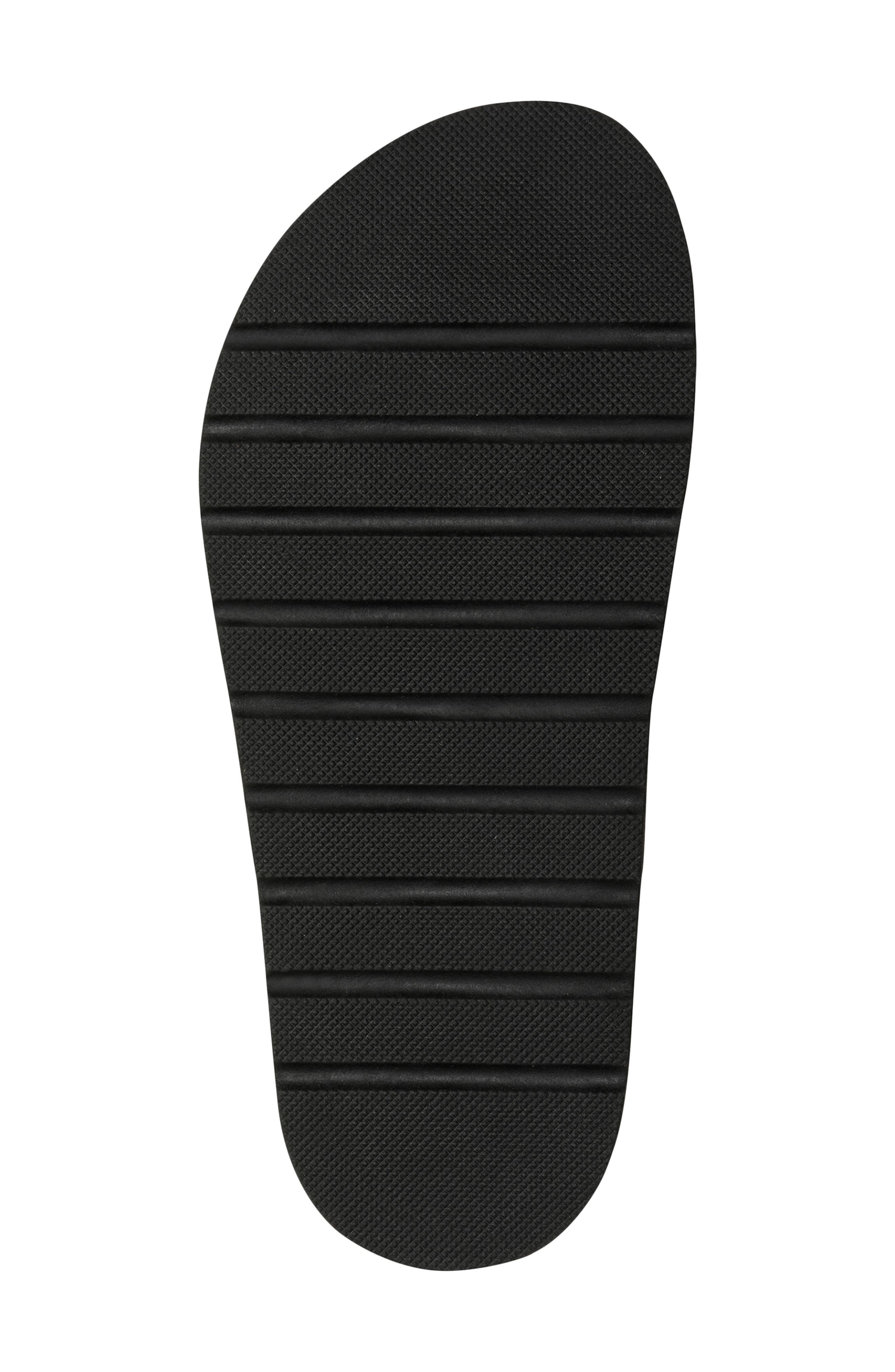 KARL LAGERFELD PARIS Hayze Fleur Flip Flop, Alternate, color, Black