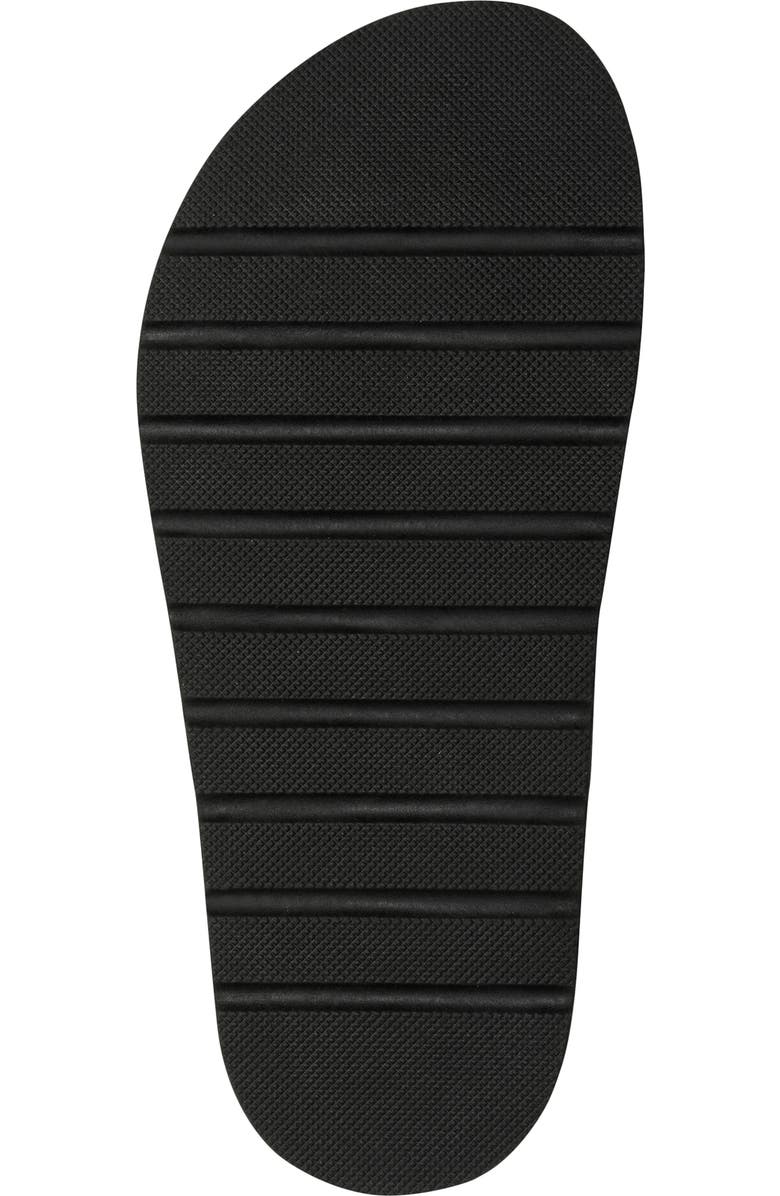 KARL LAGERFELD PARIS Hayze Fleur Flip Flop, Alternate, color, Black