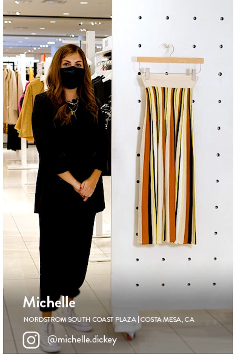 Marika Stripe Skirt video