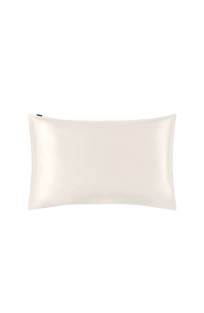 Lilysilk Pure Mulberry Silk Terse Envelope Luxury Pillowcase, Main, color, Natural White
