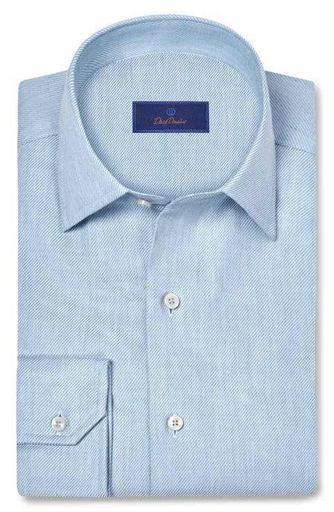 Cotton & Cashmere Solid Sport Shirt