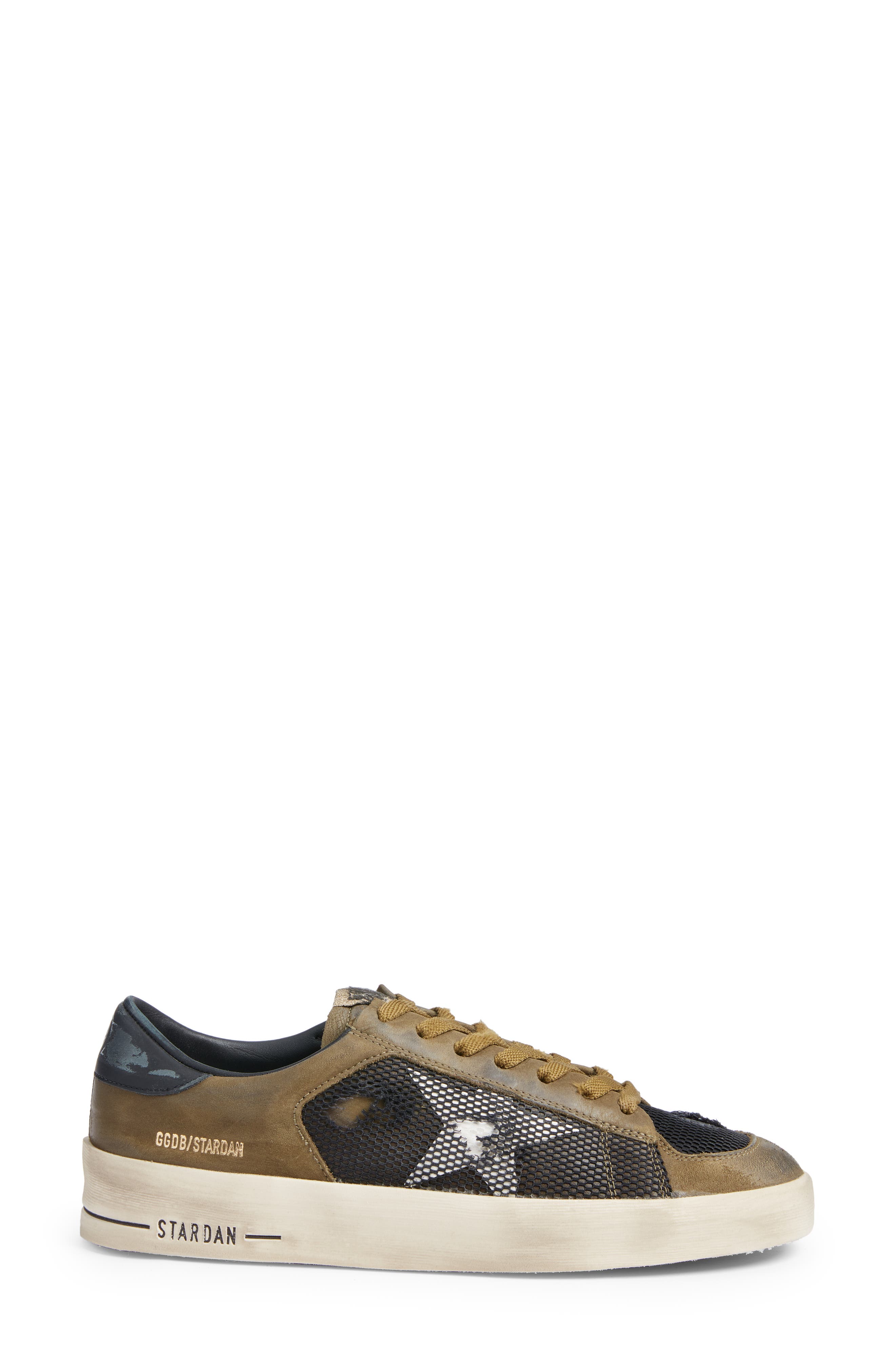 Golden Goose Stardan Mixed Media Sneaker, Alternate, color, 