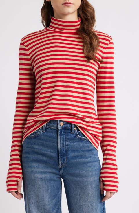 Feather Cloud Layering Turtleneck Top