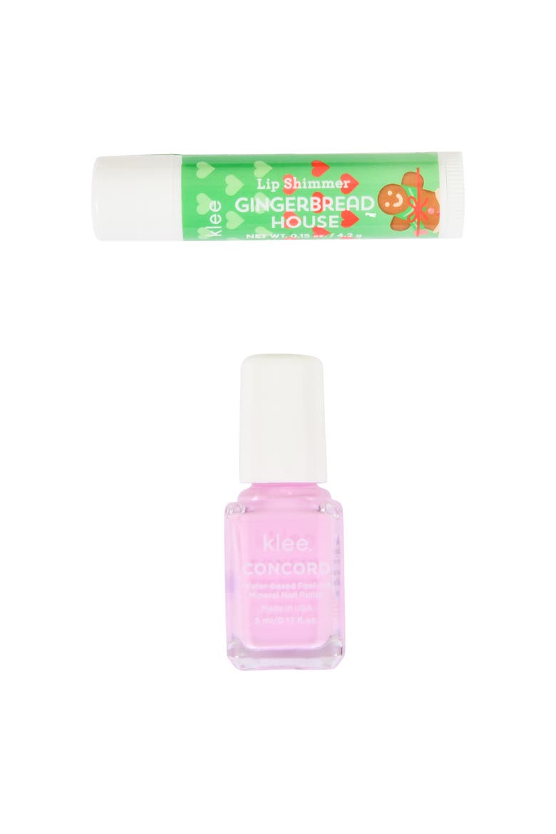 Elves' Play - Kids' Holiday Nail Polish and Lip Shimmer Set, Alternate, color, Multi