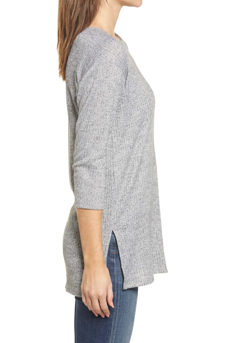 Ribbed Tunic, Alternate, color, H GREY