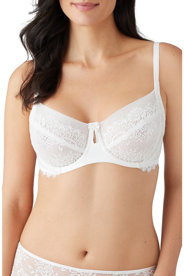 Center Stage Full Coverage Underwire Bra, Main, color, EGRET