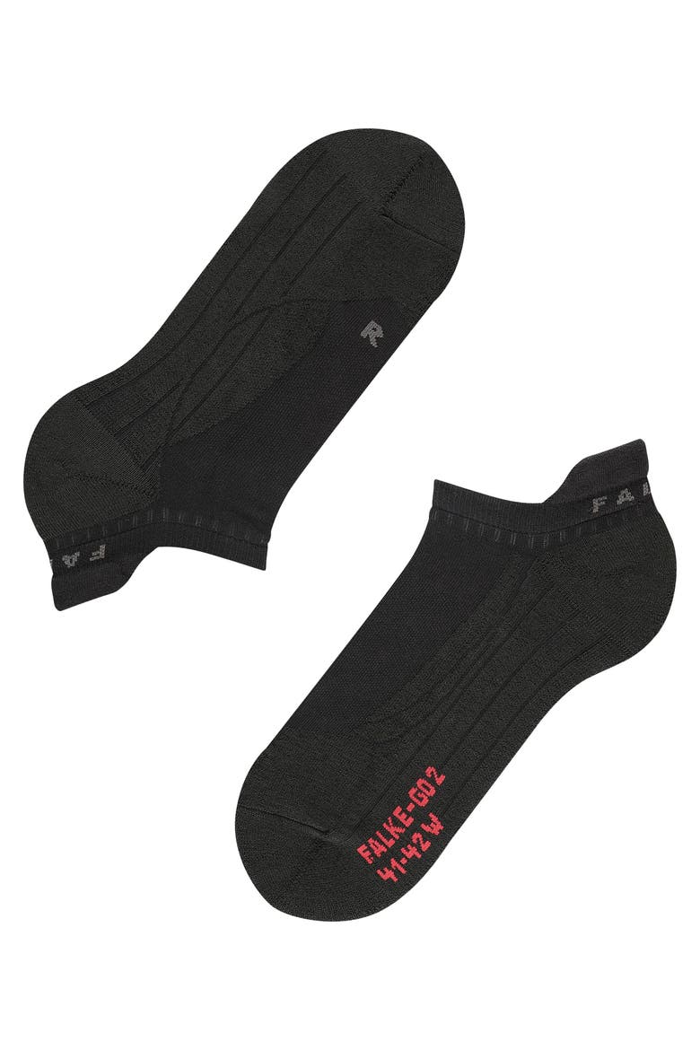 GO2 Invisible Golf Socks for Spiked Shoes, Alternate, color, Black