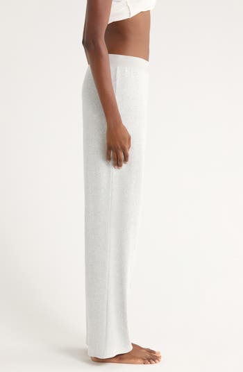 Sheer Rib Pajama Pants