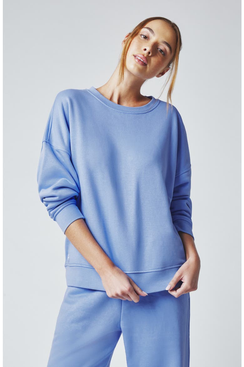 Cozy Crush Oversize Sweatshirt, Alternate, color, PROVENCE