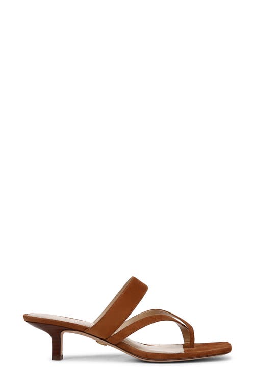 Veronica Beard Alanis Kitten Heel Slide Sandal In Elmwood Suede