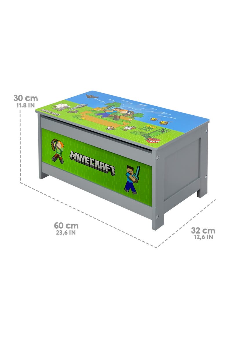 23.6 Inch Wooden Storage Chest, Alternate, color, Multicolored