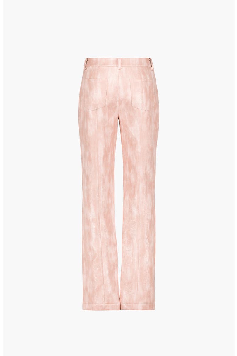 Gaia Lace Up Faux Leather Trousers, Alternate, color, Light Pink